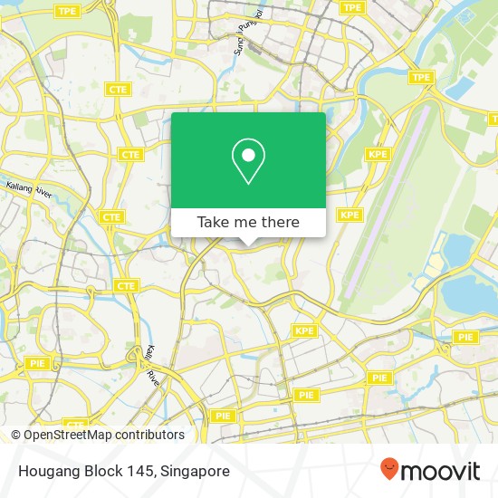Hougang Block 145地图