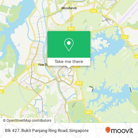 Blk 427, Bukit Panjang Ring Road map