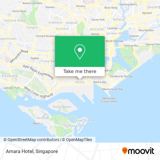 Amara Hotel map