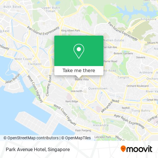 Park Avenue Hotel map