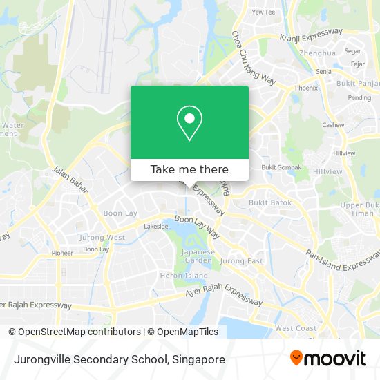Jurongville Secondary School map