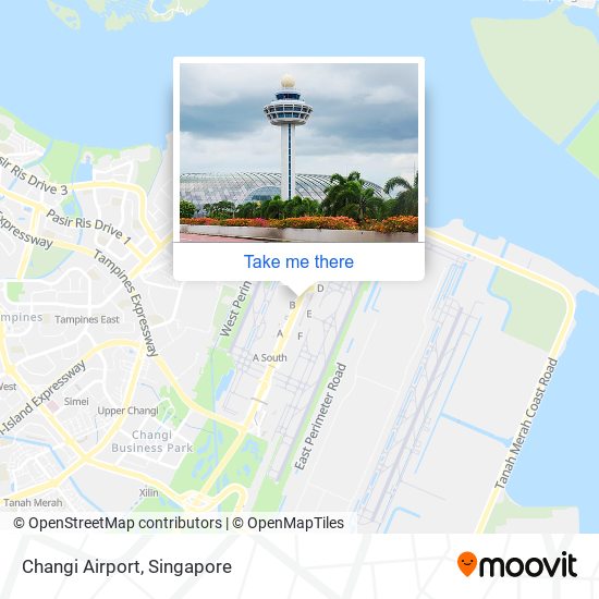 Changi Airport地图
