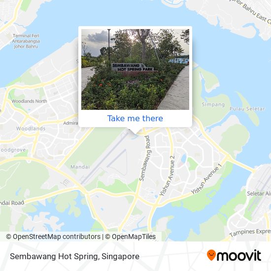 Sembawang Hot Spring地图