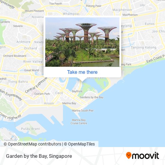 Garden by the Bay map