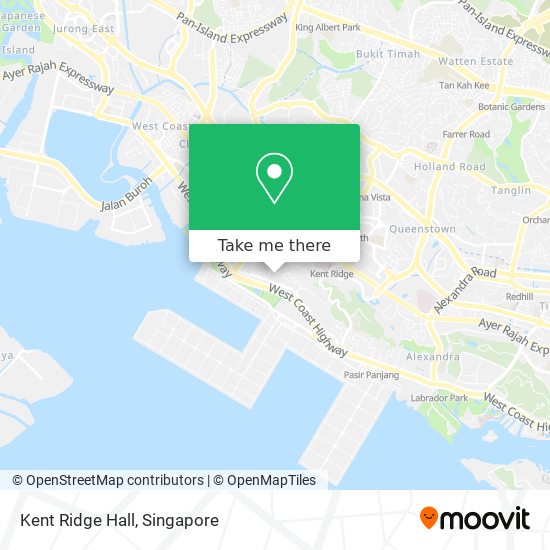 Kent Ridge Hall map