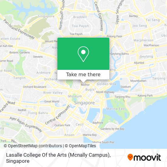 Lasalle College Of the Arts (Mcnally Campus) map