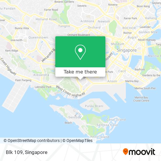 Blk 109 map