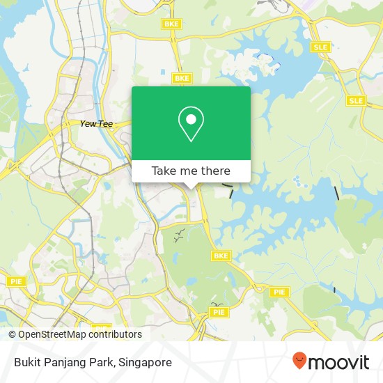 Bukit Panjang Park map