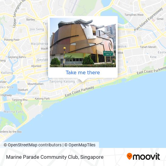 Marine Parade Community Club map