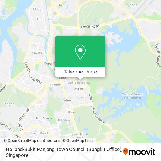 Holland-Bukit Panjang Town Council (Bangkit Office) map