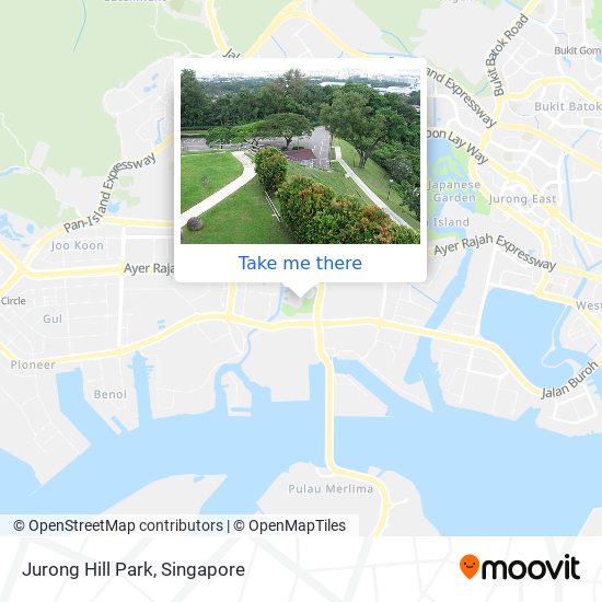Jurong Hill Park map