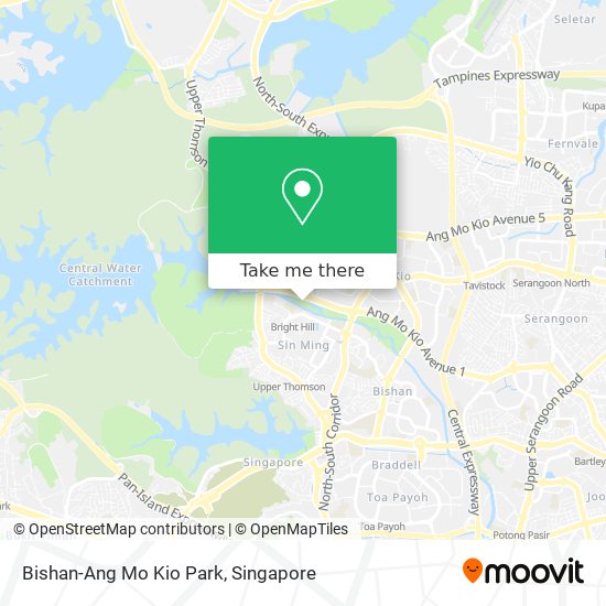 Bishan-Ang Mo Kio Park map