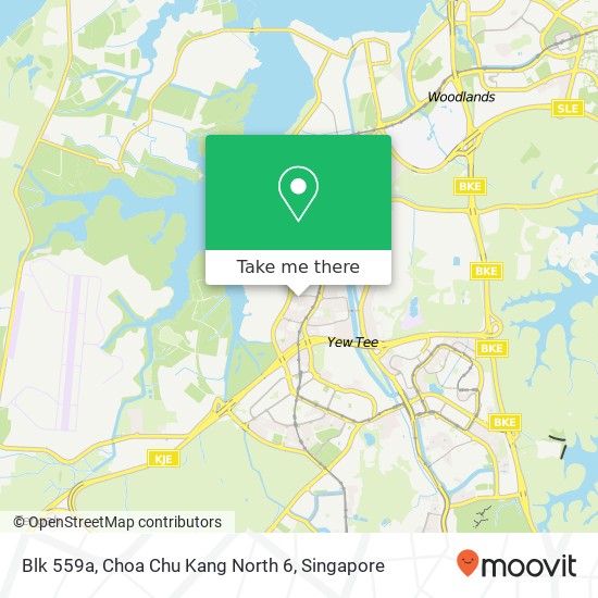 Blk 559a, Choa Chu Kang North 6地图