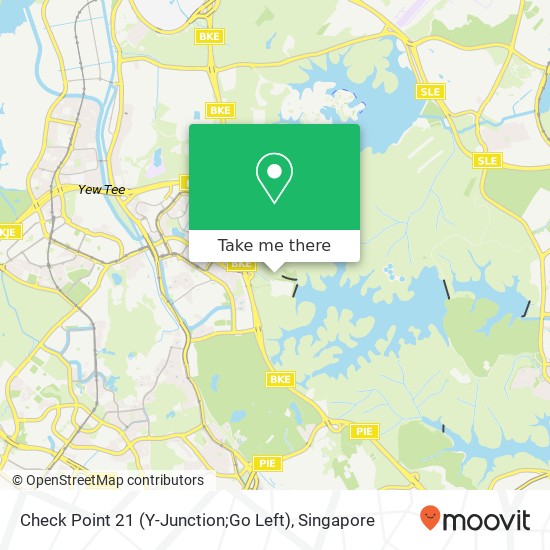 Check Point 21 (Y-Junction;Go Left) map