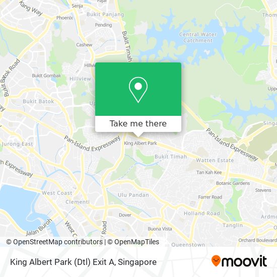 King Albert Park (Dtl) Exit A map