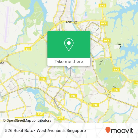 526 Bukit Batok West Avenue 5地图