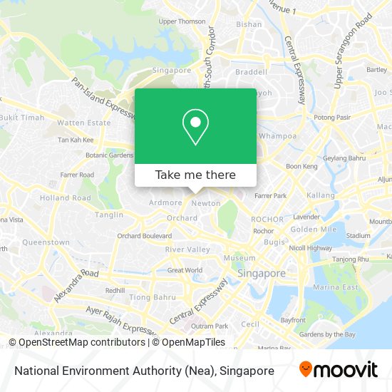 National Environment Authority (Nea) map