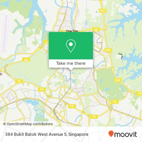 384 Bukit Batok West Avenue 5 map