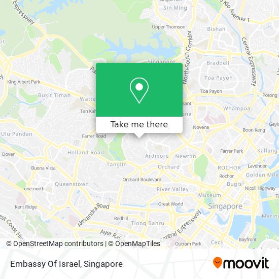 Embassy Of Israel map