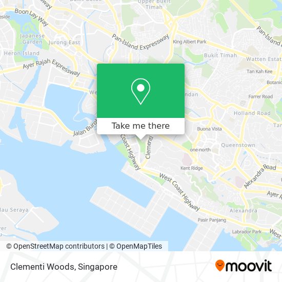 Clementi Woods map