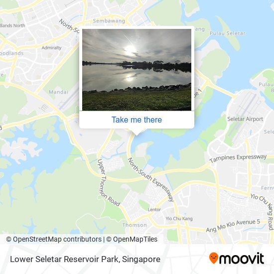 Lower Seletar Reservoir Park地图