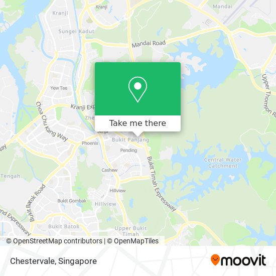 Chestervale map