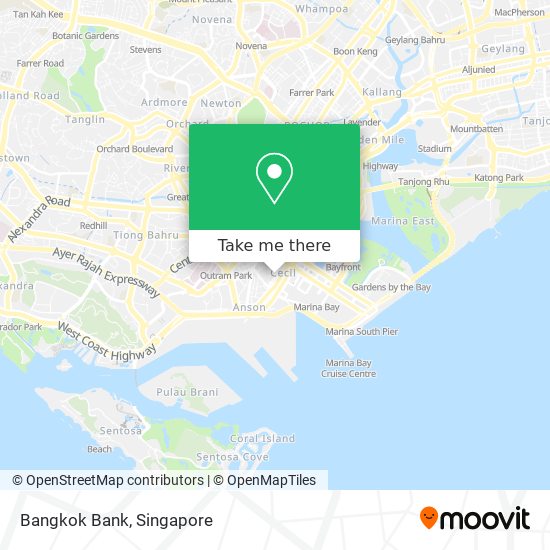 Bangkok Bank map