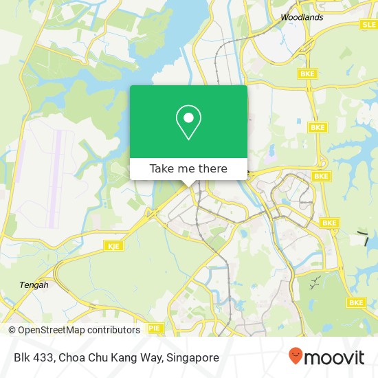 Blk 433, Choa Chu Kang Way地图