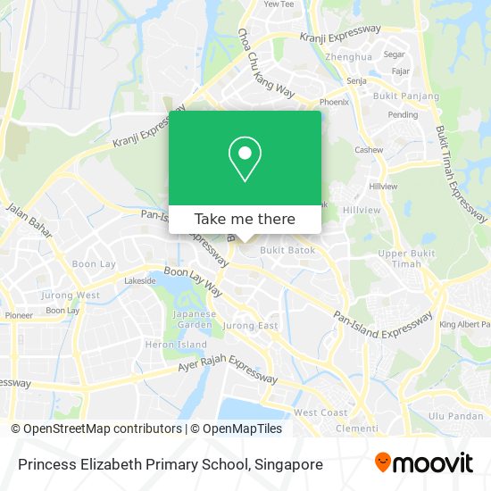 Princess Elizabeth Primary School map
