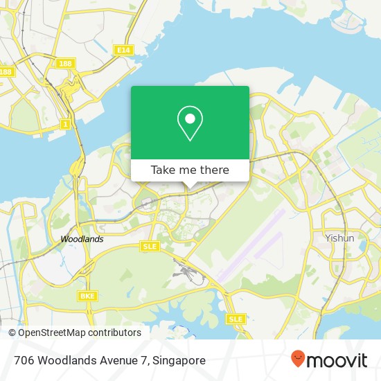 706 Woodlands Avenue 7地图