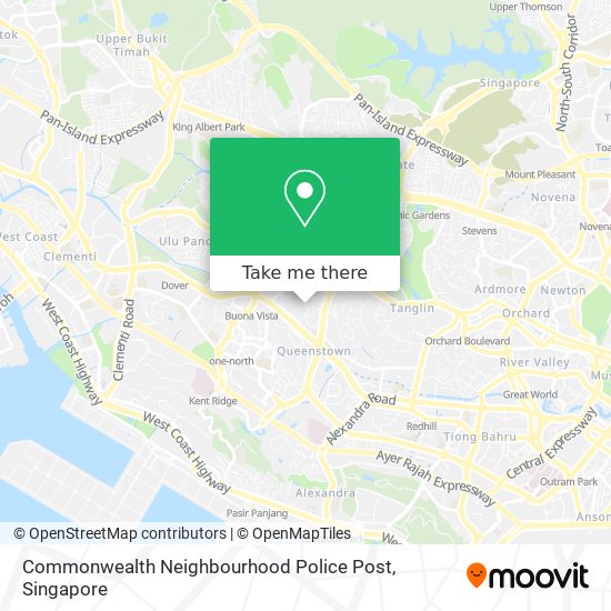 Commonwealth Neighbourhood Police Post map