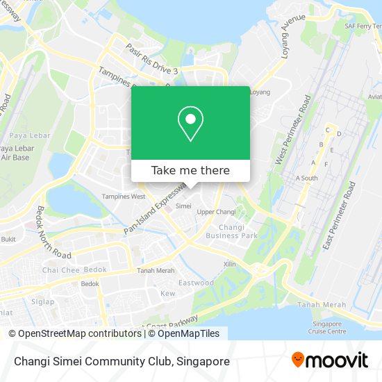 Changi Simei Community Club地图