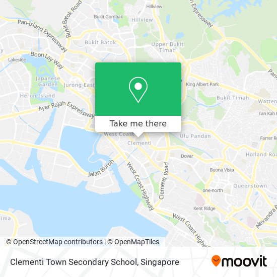 Clementi Town Secondary School map