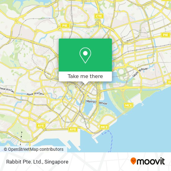 Rabbit Pte. Ltd. map