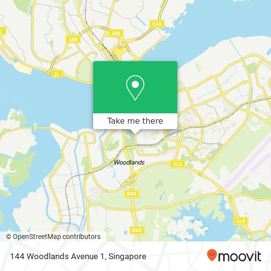 144 Woodlands Avenue 1 map