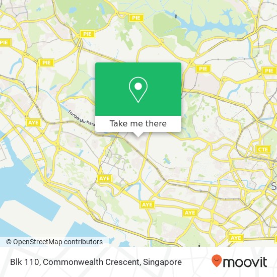 Blk 110, Commonwealth Crescent map