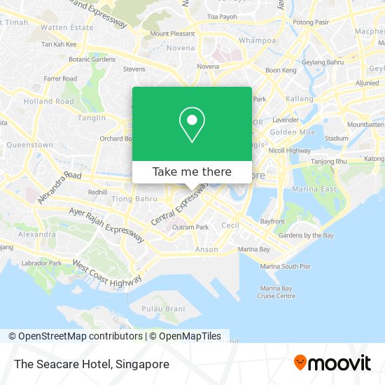 The Seacare Hotel map