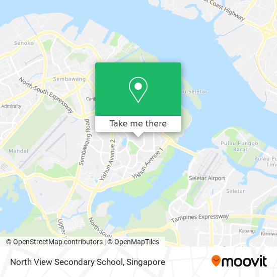 North View Secondary School map