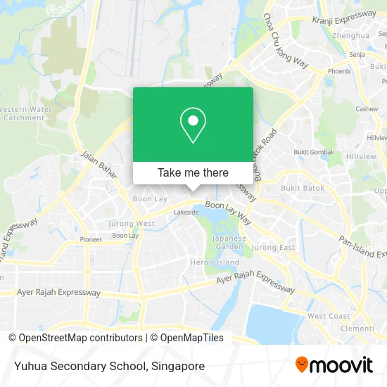Yuhua Secondary School地图