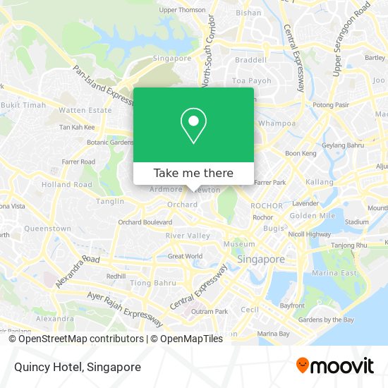 Quincy Hotel map