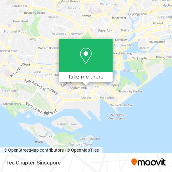 Tea Chapter map