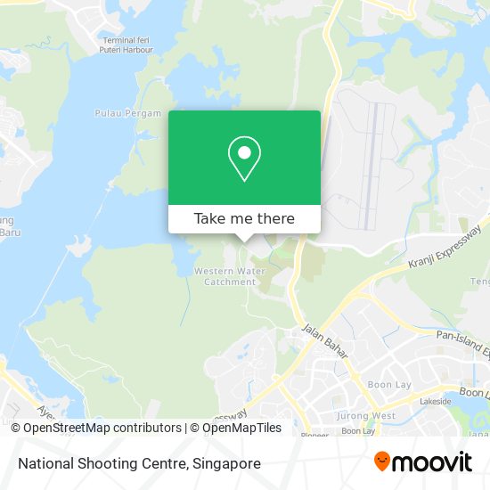 National Shooting Centre map