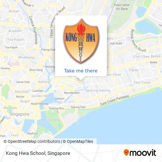 Kong Hwa School map