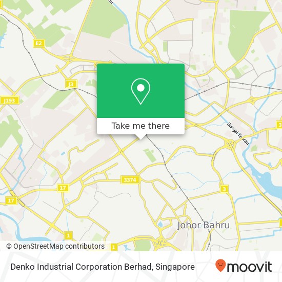 Denko Industrial Corporation Berhad map