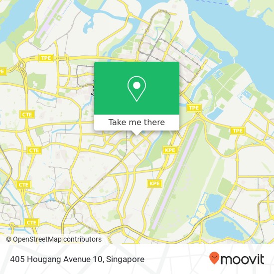 405 Hougang Avenue 10 map