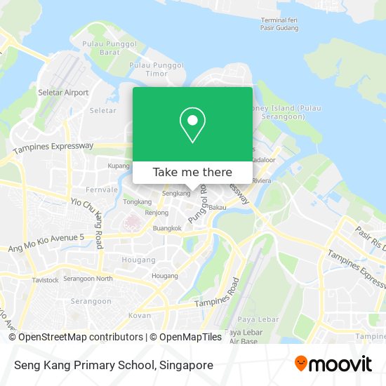 Seng Kang Primary School map