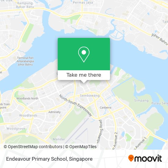 Endeavour Primary School map