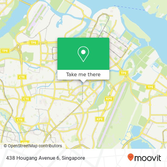 438 Hougang Avenue 6 map