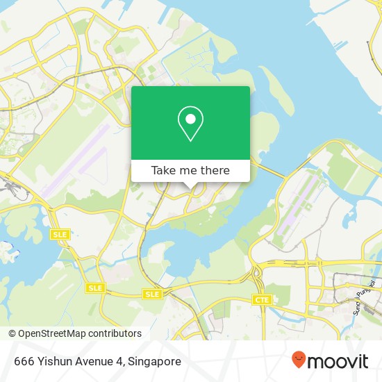 666 Yishun Avenue 4 map