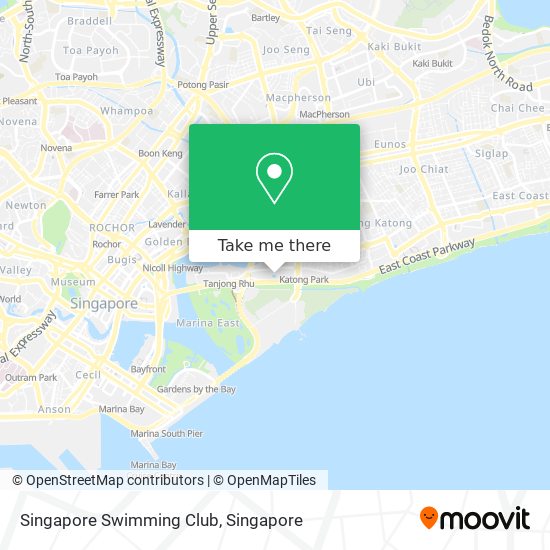 Singapore Swimming Club map